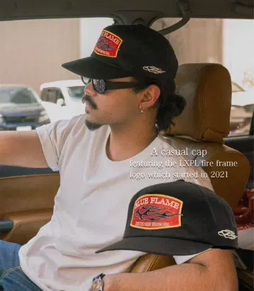 LXPL CAP 아메카지 캡 black cap