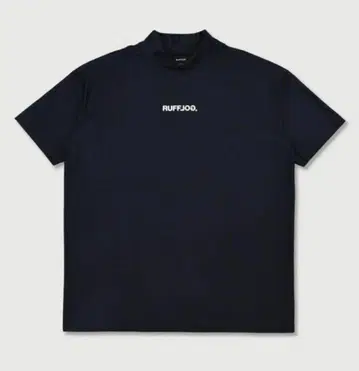 RUFFLOG R&R LOGO MOCK NECK SHIRTS 블랙