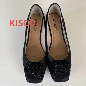 백화점 구매 [ KISCO ] 키스코 웨지 밑창 펌프스 블랙 24cm