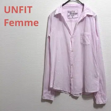 [UNFIT Femme] 프랭크 앤 아이린풍 오픈 카라 셔츠 론 허먼