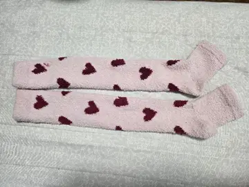 하트 무늬 레그 웨어 핑크
