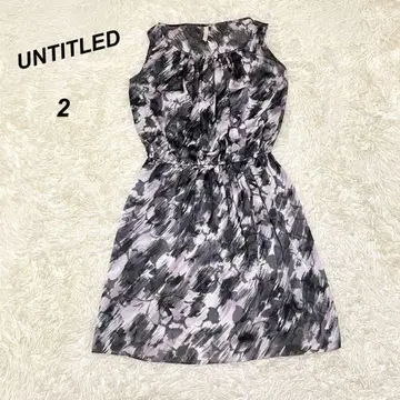 [새상품급] UNTITLED 슬리브리스 원피스 올 패턴 2 사이즈