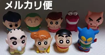 짱구는 못말려(크레용 신짱) 소프트 비닐 손가락 인형 피규어