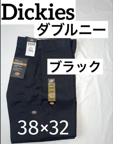 Dickies 더블니 38x32 블랙