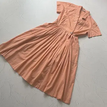 vintage 빈티지 원피스 개더 셔츠 원피스