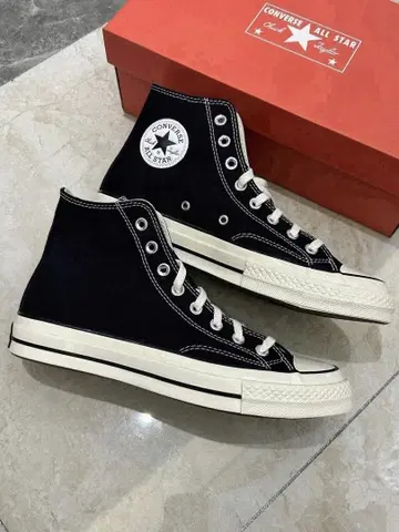 [미사용 새상품] 한정판 CT70 하이컷 블랙 28cm
