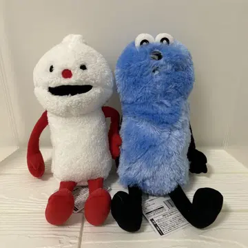 퍼펫 스슨 앉은 자세 Big 봉제 인형 스슨 & 논논 세트