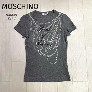 MOSCHINO 모스키노 치비 T 스트레치 티셔츠 사이즈 42