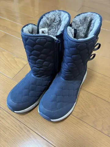FILA 네이비 스노우 부츠 23.0cm