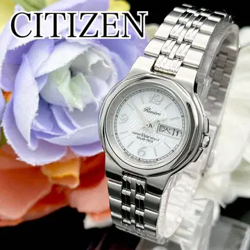 작동 손목시계 CITIZEN 시티즌 솔라 데이데이트 여성용 J48