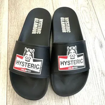 [완판템] HYSTERIC GLAMOUR 로고 슬라이드 샌들 25cm