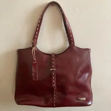 Belloni Sports 벨로니 가죽 숄더 토트백