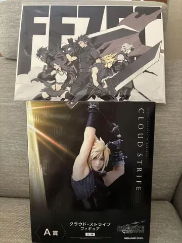FF7 복권 A상 비주얼 보드 클라우드 피규어
