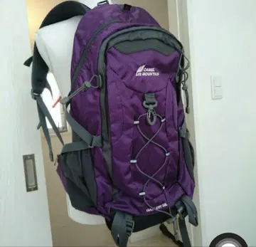 35리터 등산 백팩 퍼플