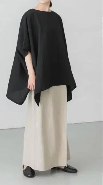 카구레 텐셀 린넨 와이드 풀오버