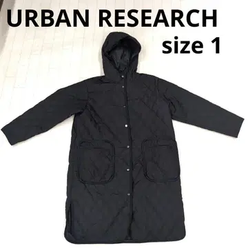 249 URBAN RESEARCH 블랙 퀼팅 자켓 1