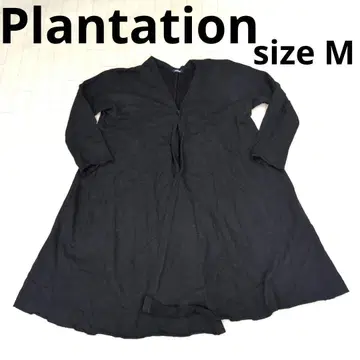 249 Plantation 블랙 긴팔 롱 원피스 M