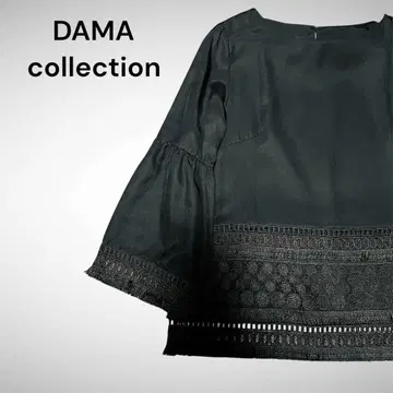 XL 실크 코튼 레이스 자수 풀오버 DAMA collection