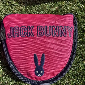 JACK BUNNY 퍼터용 골프헤드커버 핑크