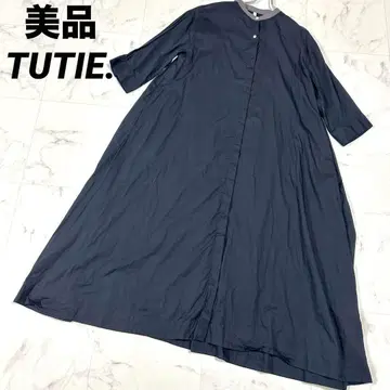 [새상품급] TUTIE 코튼 100% 롱 원피스 넉넉한 프리 사이즈