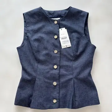 ZARA 택 달린 새 데님 베스트