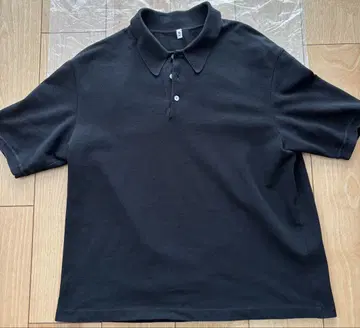 LECHOPPE 피케 셔츠 사이즈 2 블랙