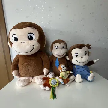원숭이 봉제 인형 5개 세트
