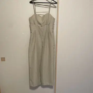 eaphi 뷔스티에 라인 멜빵바지 베이지 2