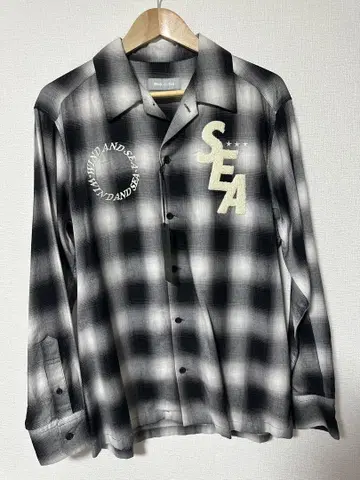 WIND AND SEA PLAID SHIRT 3주년 수주 한정판 셔츠