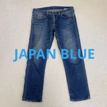 재팬블루 스트레이트 청바지