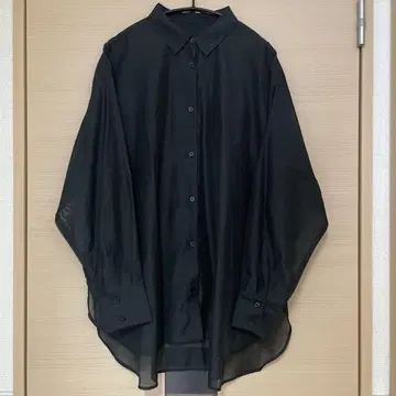 LOWRYS FARM 시어 셔츠 LS 블랙