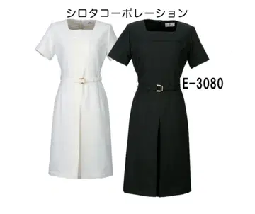 SHIROTA E-3080 원피스 L 사이즈 블랙