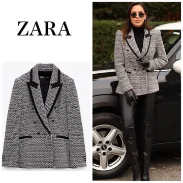ZARA 더블 브레스트 테일러드 자켓 S 사이즈