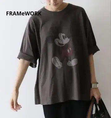 FRAMeWORK x 디즈니 프레임워크 미키 빅 셔츠
