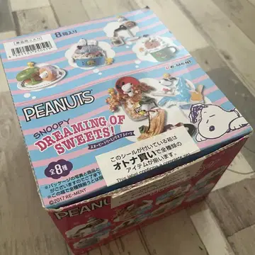 스누피 Dreaming of Sweets! 리멘트 미니어처 8개