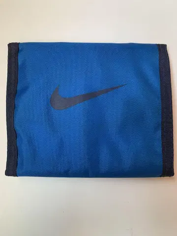 NIKE 나이키 접이식 지갑 목걸이 타입 넥 월렛 네이비 파랑 로고
