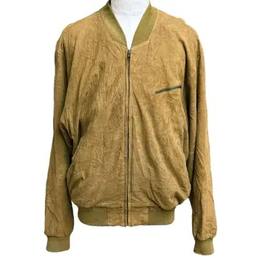 빈티지 이탈리아제 스웨이드 가죽 자켓 집업