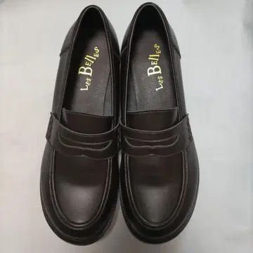 1 새상품급 LES BELLES 다크 브라운 로퍼 26cm
