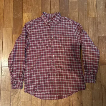 L.L.Bean 체크 무늬 긴팔 셔츠 S 남성용 M~L 상당