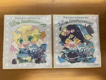 2 PandoraHearts 오즈 길 엘리엇 샤론 색지 4매 세트