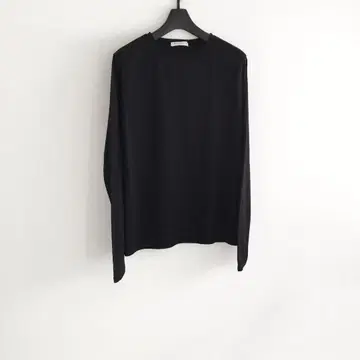 뷰티 앤 유스 코튼 나일론 천축 시어 크루넥 티셔츠