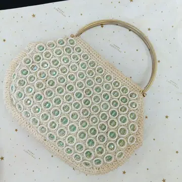 비즈 바스켓 백 빈티지