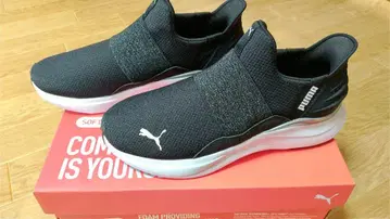 PUMA 소프트라이드 하모니 24.5cm 블랙/화이트