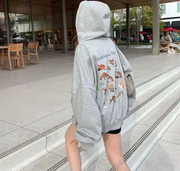 NUGU situations fox soft heavy hoodie