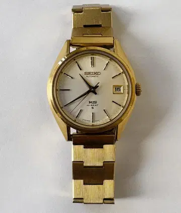SEIKO KS Hi-Beat 오토매틱 시계 골드