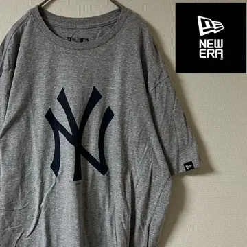 NEW ERA (뉴에라) MLB 양키스 프린트 티셔츠/그레이