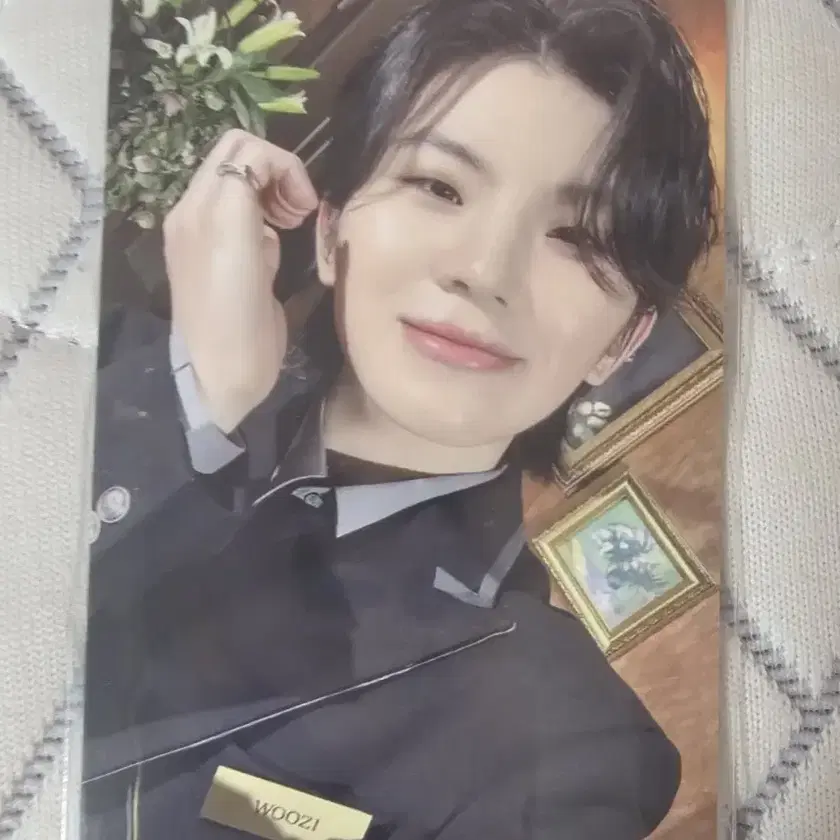 K-POP・アジア FOLLOW to SEOUL CARATZONE WOOZI TRADING CARD Korean Pop Band Member AI1 Seventeen Woozi