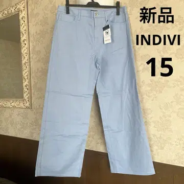 새상품 택 미사용 빅 사이즈 15 인디비 허리밴딩 치노 팬츠
