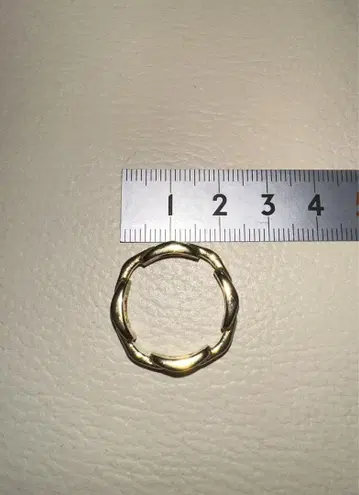 골드 체인 링크 반지 약 2.5cm