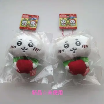 치이카와 (먼작귀) 사과 봉제 인형 키체인